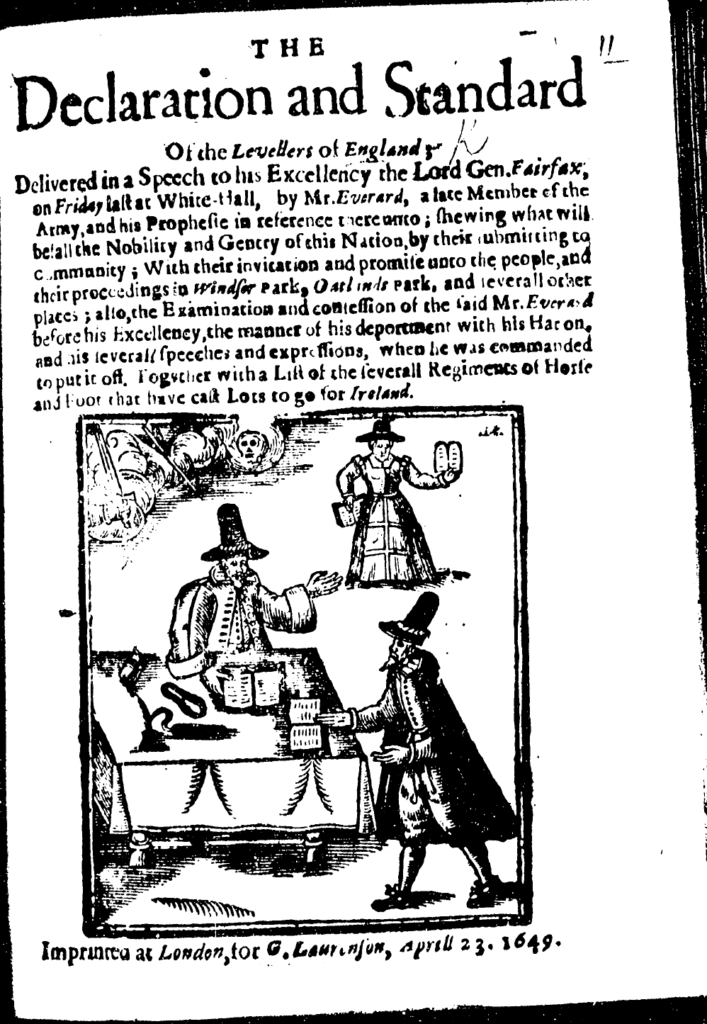Levellers declaration and standard