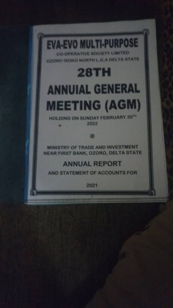 Eva-Evo Isoko Annual General Meeting