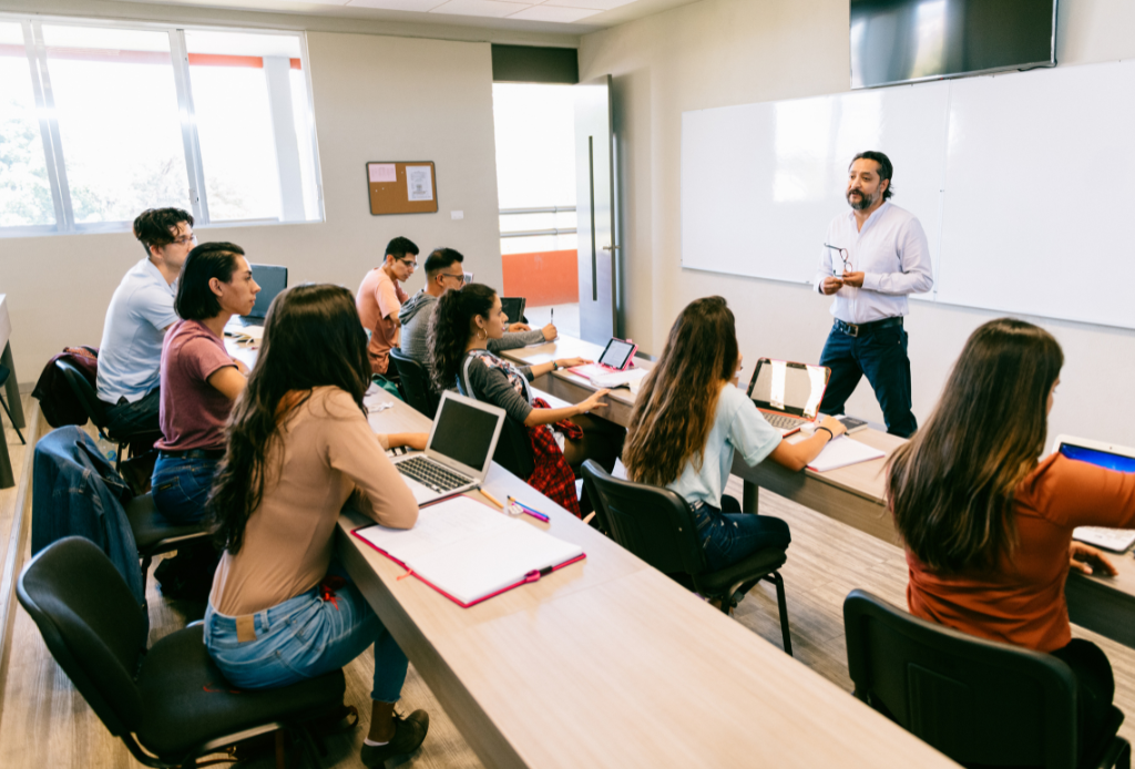 Students in classroom